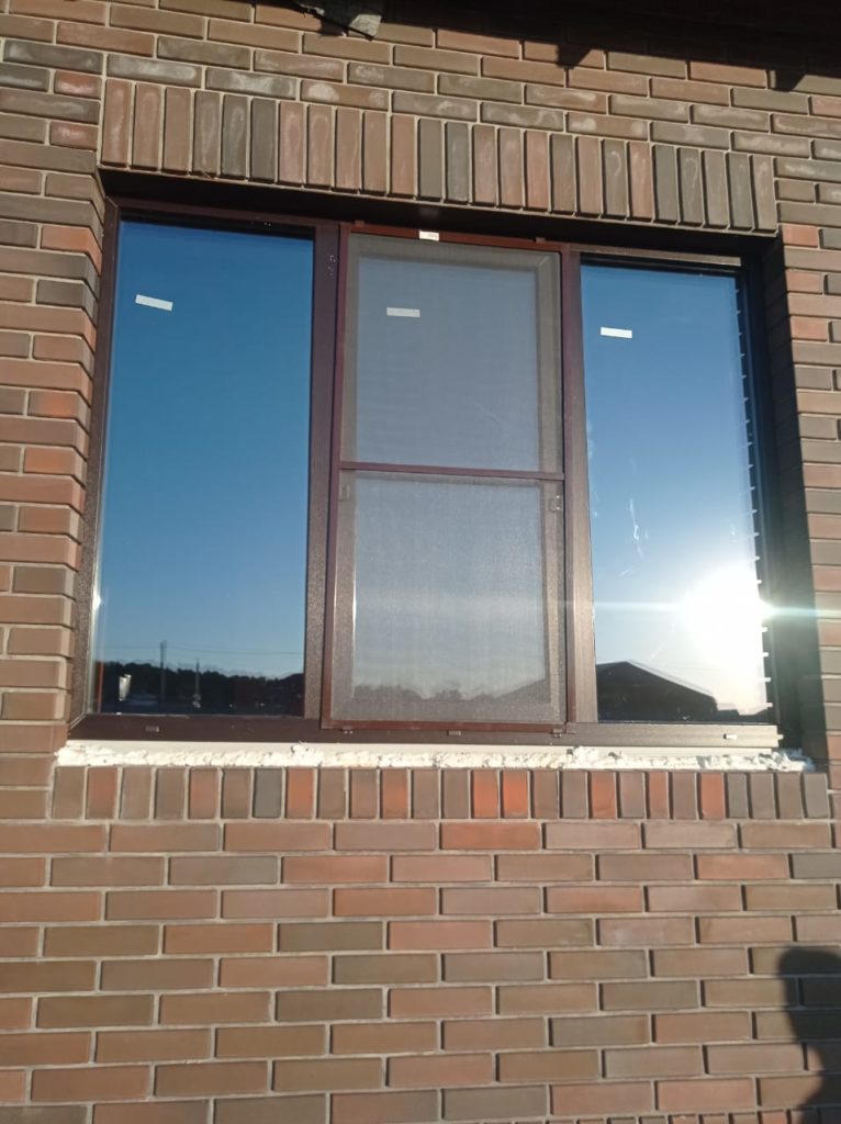 Окна в новый дом в селе Кораблино